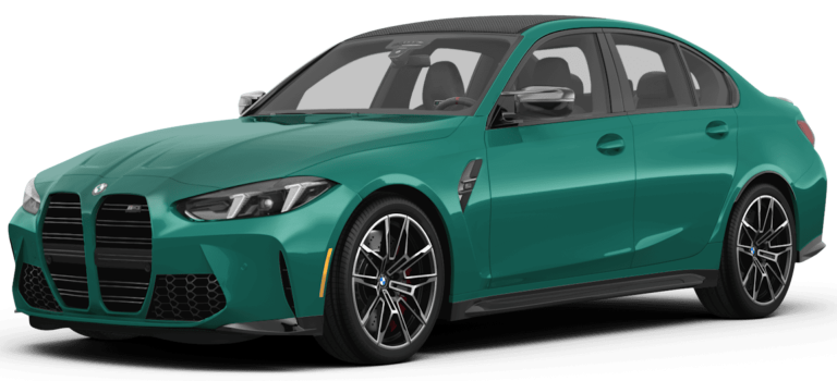 2025 bmw m3 front view of a powerful sedan lease special