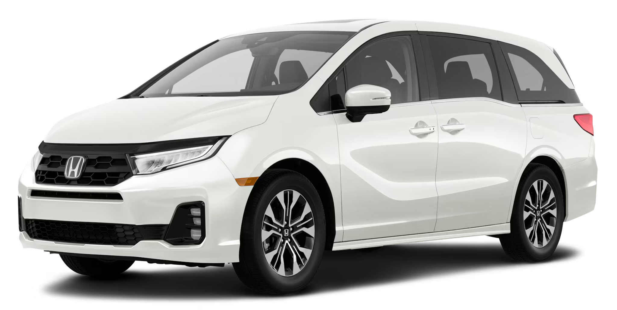 2025 Honda Odyssey EX-L front view showcasing modern grille and LED headlights