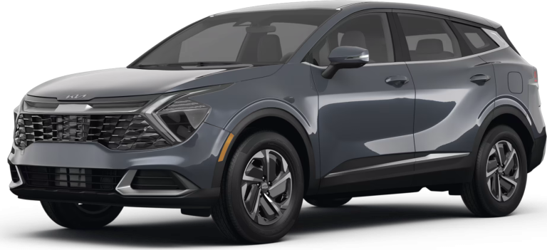 2025 KIA Sportage Hybrid LX AWD front view, available for lease at Best Deal Auto Leasing in Brooklyn, NY.