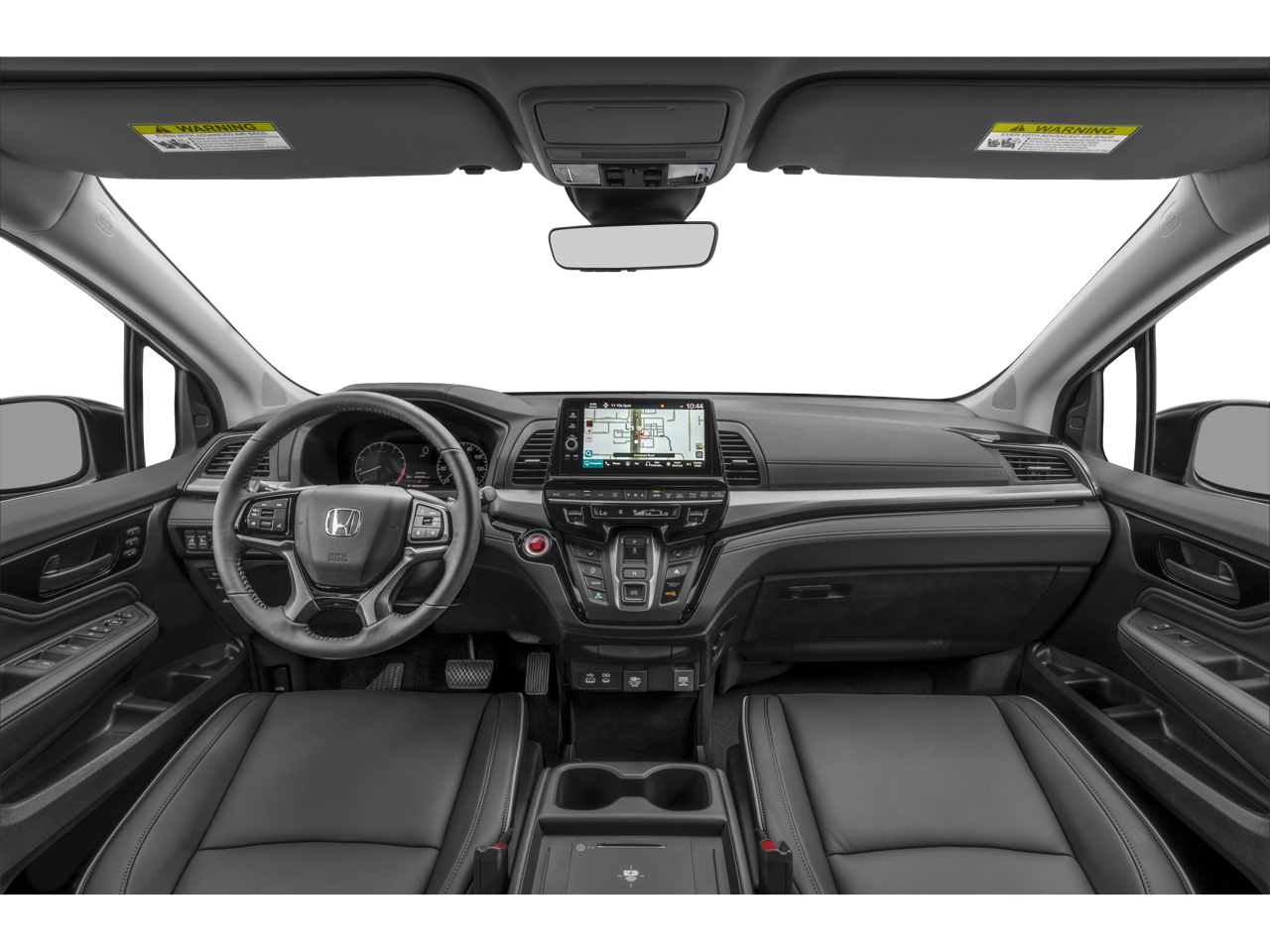 2025 Honda Odyssey EX-L dashboard featuring touchscreen infotainment system and digital driver display