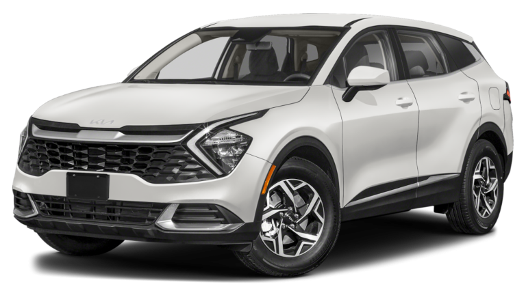 2025 KIA Sportage LX AWD front view, available for lease at Best Deal Auto Leasing in Brooklyn, NY.