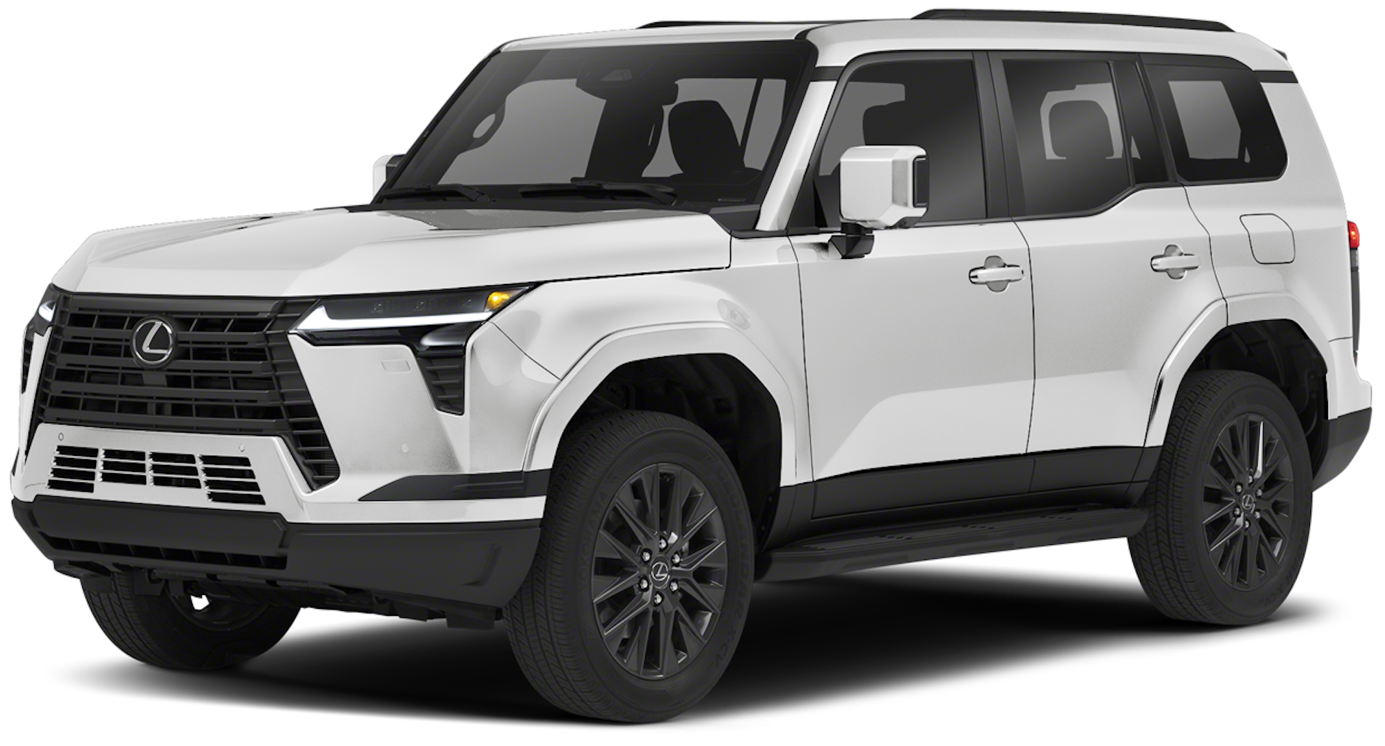 sleek and stylish front view of 2025 lexus gx 550