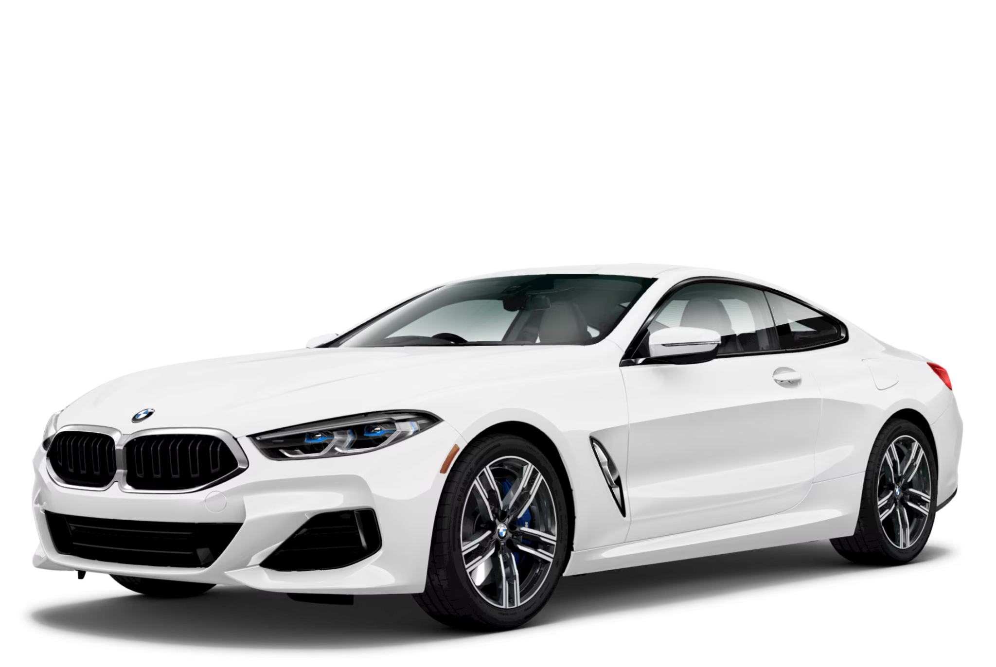 Front exterior view of the 2025 BMW M850i xDrive Coupe, available for lease at Best Deal Auto Leasing in Brooklyn, NY.