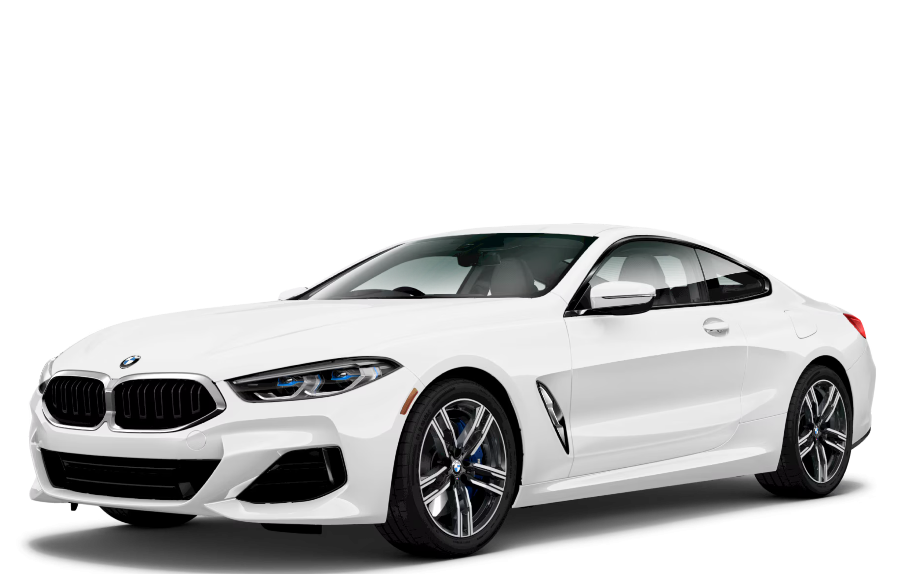 Front exterior view of the 2025 BMW M850i xDrive Coupe, available for lease at Best Deal Auto Leasing in Brooklyn, NY.