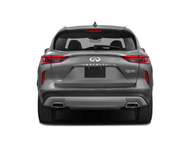 Stylish rear view of the Infiniti QX50 2025 lease, perfect for best lease deals 2025.