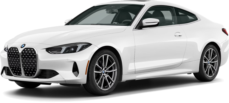 Front view of 2025 BMW 430 Coupe showcasing 2025 BMW 430 Deals with luxury coupe lease specials.