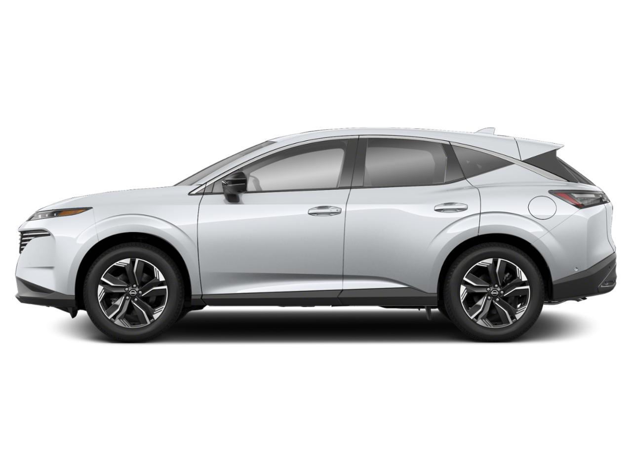 Side view of the 2025 Nissan Murano lease, highlighting its sleek design and optional panoramic moonroof.