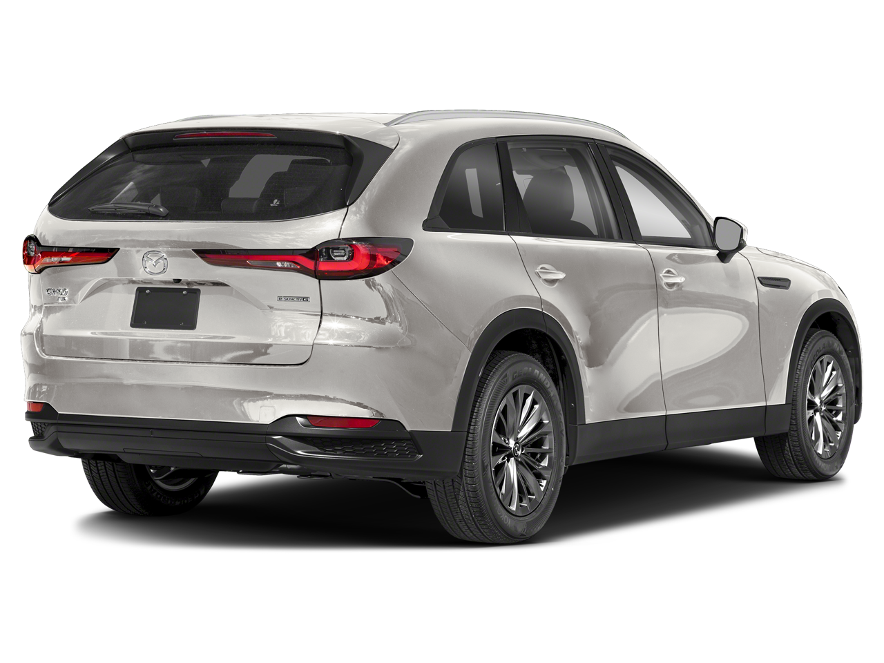 Back view of the 2025 CX90 PHEV SUV displaying its modern taillights and robust stance.