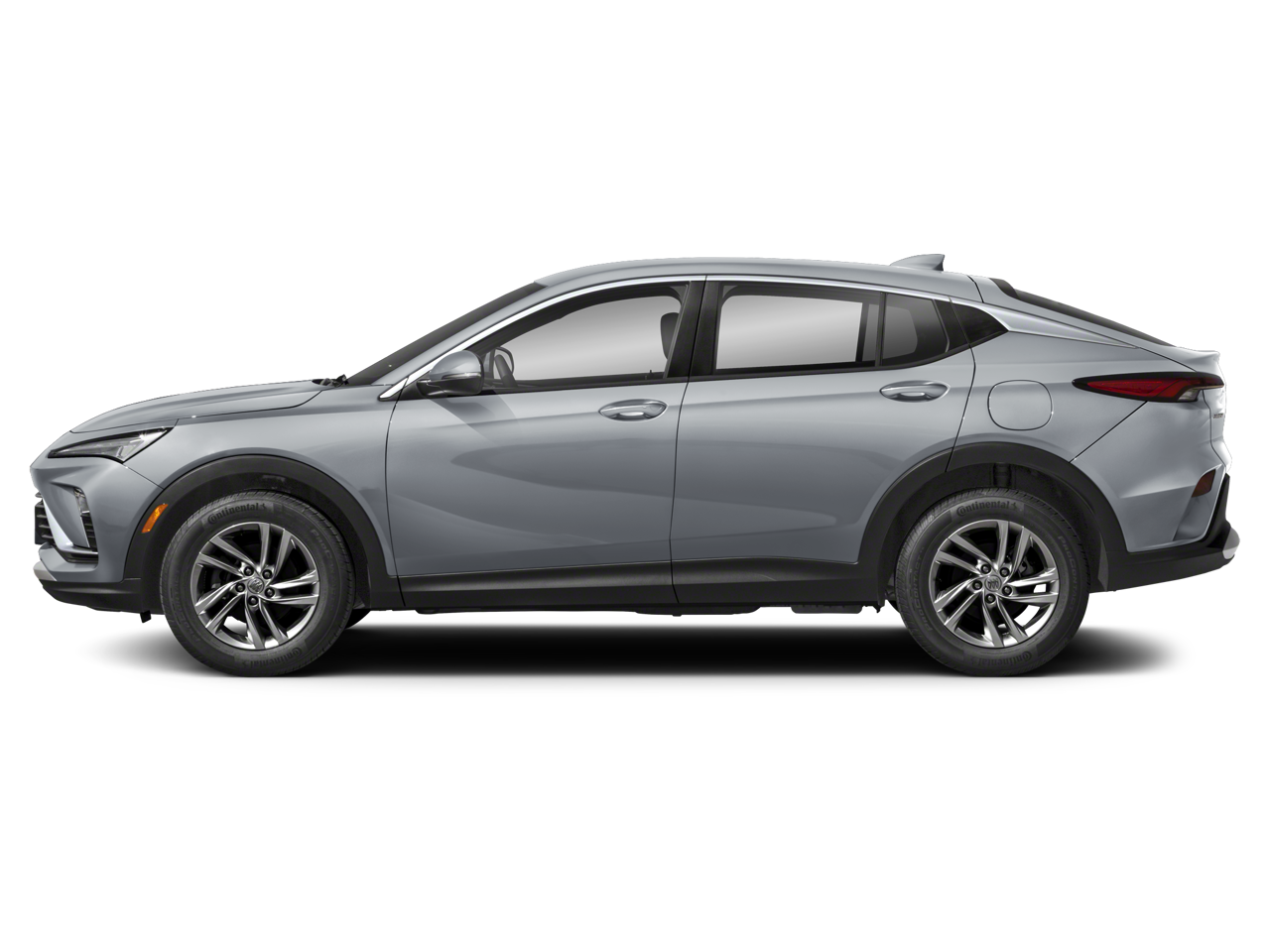 Side profile of the 2025 Buick Envista lease option, showcasing its sleek crossover design for NYC drivers