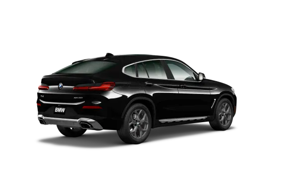 Back view of 2025 BMW X4 lease, a German luxury SUV with zero down lease deals NYC.