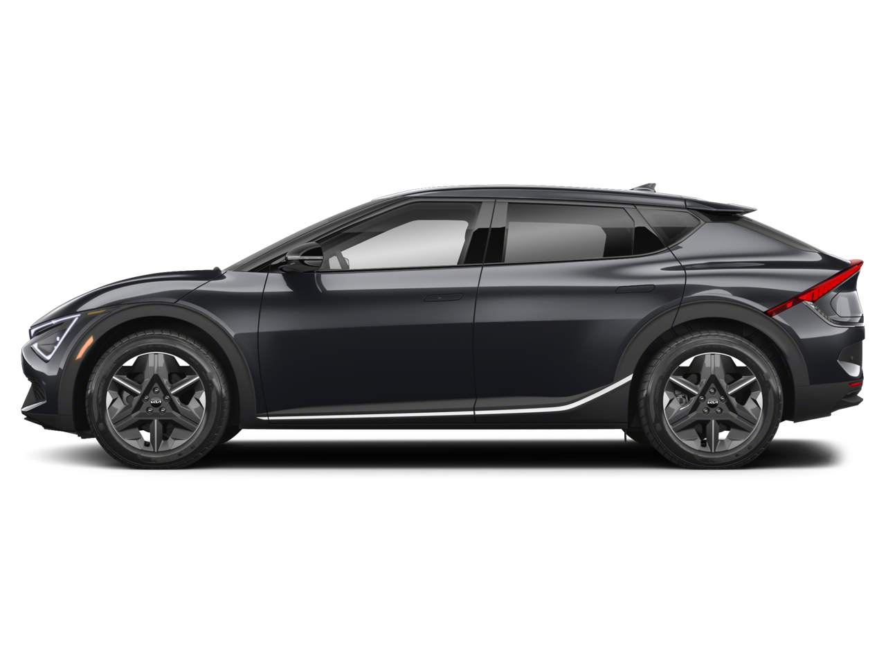 Side view of 2025 Kia EV6 lease, a stylish Kia electric SUV for NYC drivers.