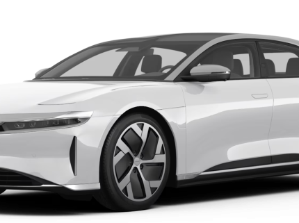 Front view of the 2025 Lucid Air available for lease – Lucid Air lease