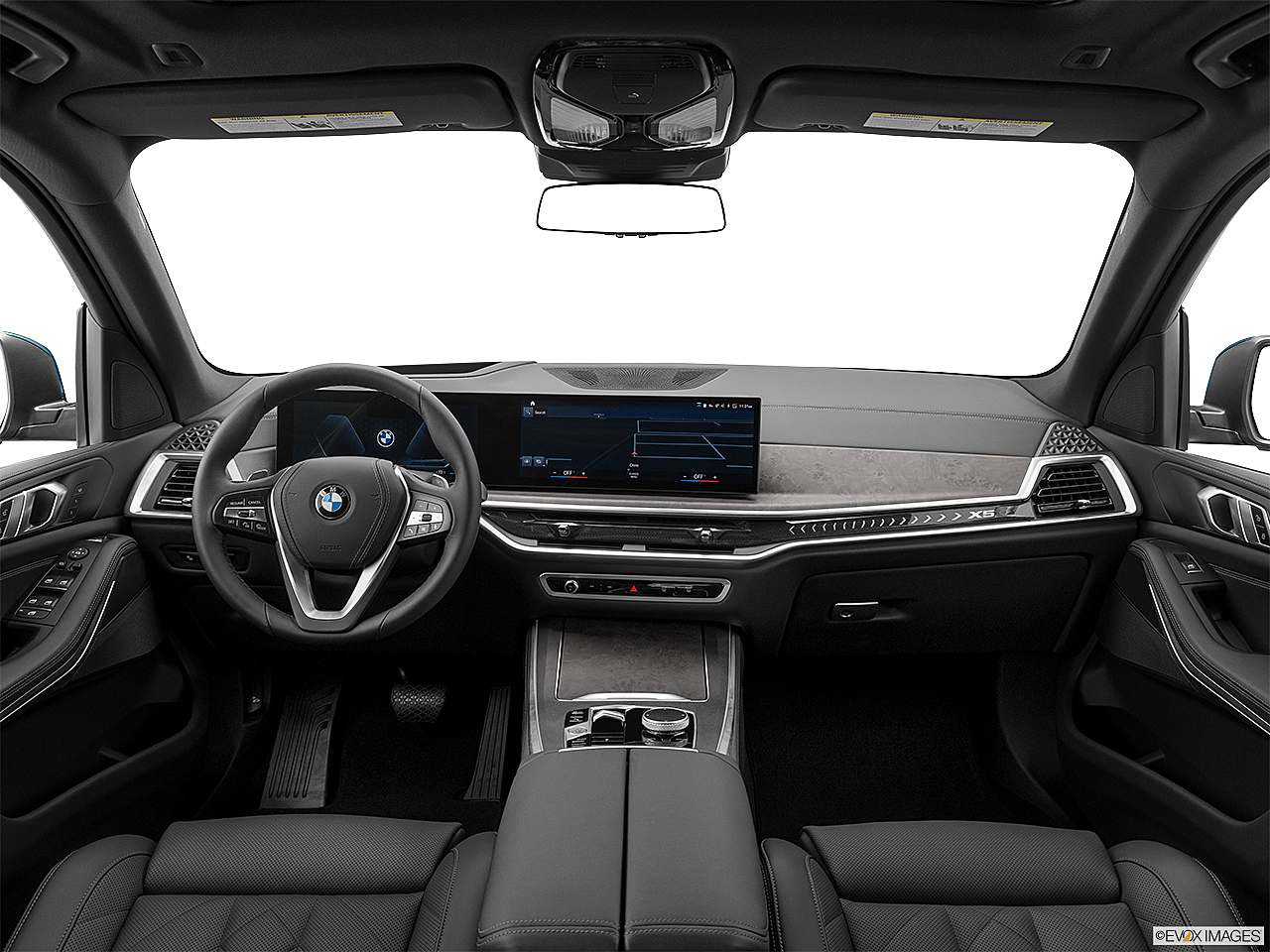 Dashboard of BMW X5 hybrid showing tech and luxury features