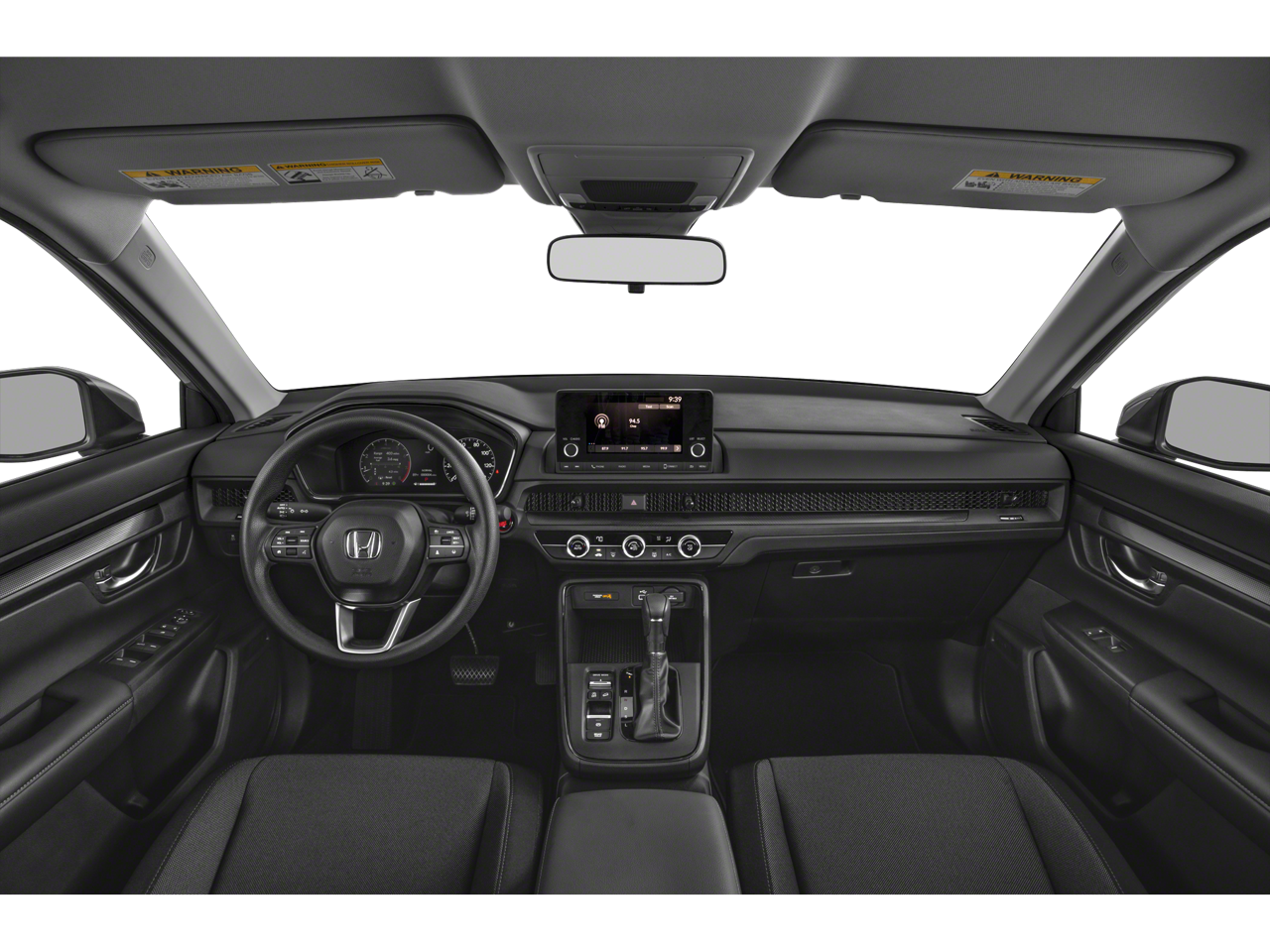 Dashboard and digital instrument panel inside the CR-V