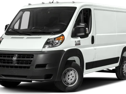 Front view of Ram ProMaster 1500 lease cargo van with $0 down lease deal