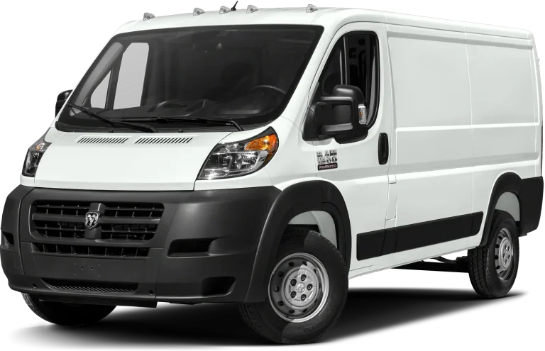 Front view of Ram ProMaster 1500 lease cargo van with $0 down lease deal