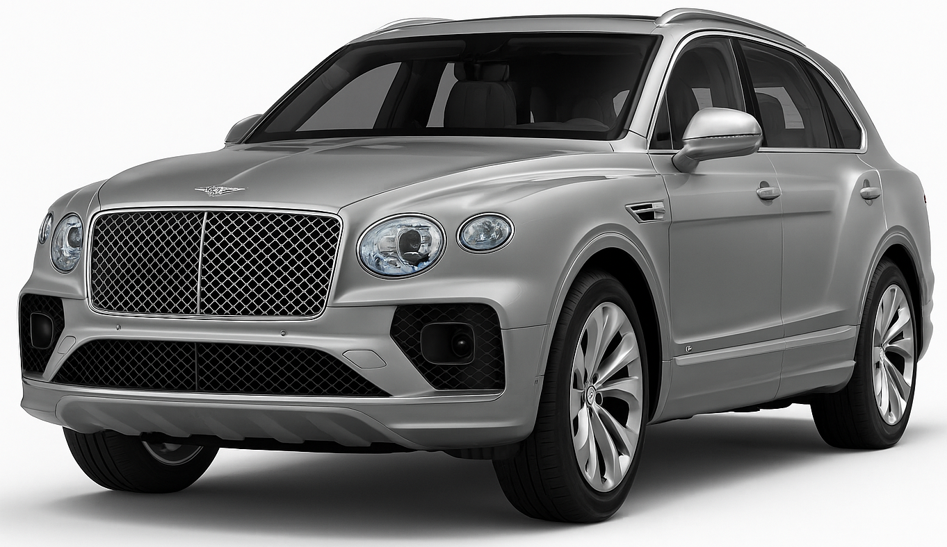 Front view of the 2025 Bentayga Hybrid SUV available for lease with $0 down