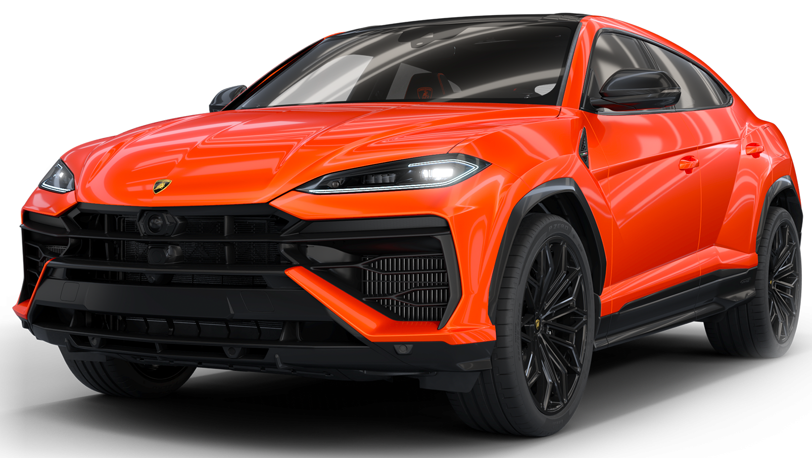 Lamborghini Urus front view showcasing luxury sport SUV design and best lease deals
